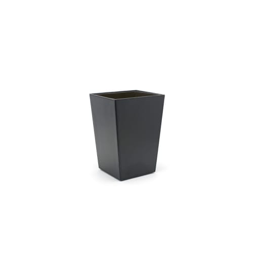 London Flare Wasetbasket 8.25 Quart, Black